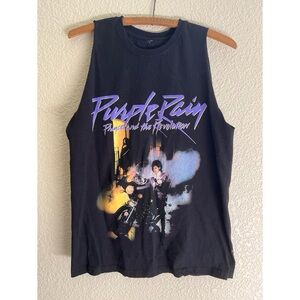 Prince Purple Rain Cutoff Unisex Size Small